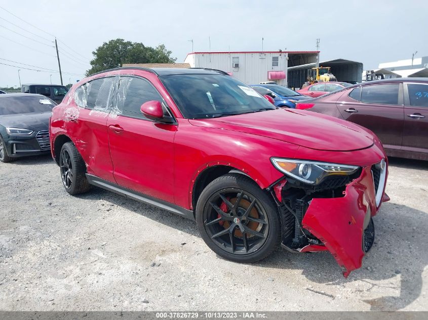 VIN ZASPAKBN7K7C32841 Alfa Romeo Stelvio TI SPORT 2019