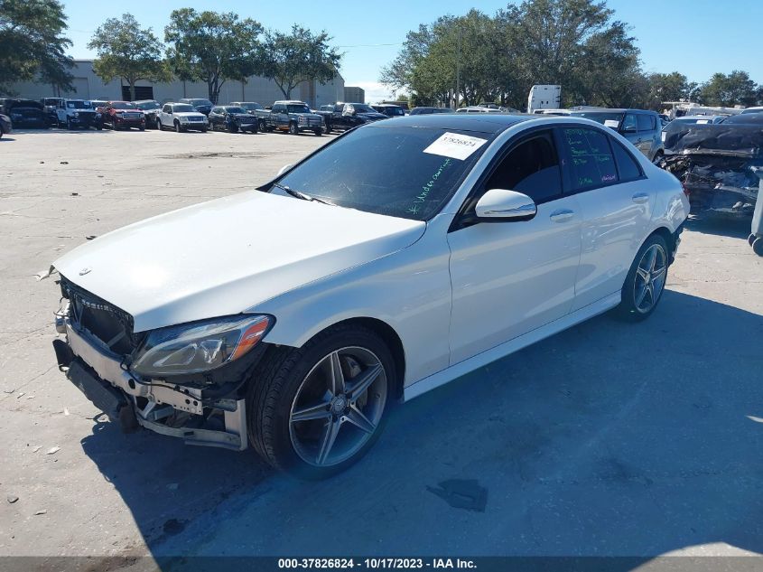 55SWF4KB7FU006417 2015 MERCEDES-BENZ C-CLASS - Image 2