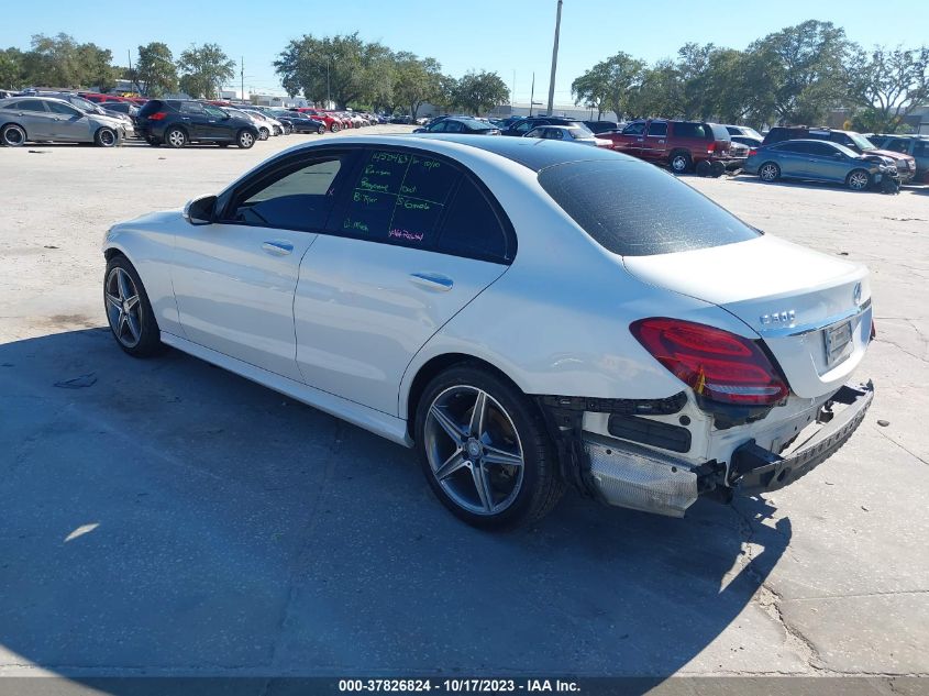 55SWF4KB7FU006417 2015 MERCEDES-BENZ C-CLASS, photo no. 3