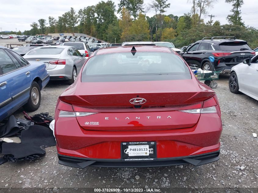 2023 HYUNDAI ELANTRA SEL - KMHLS4AG9PU616465