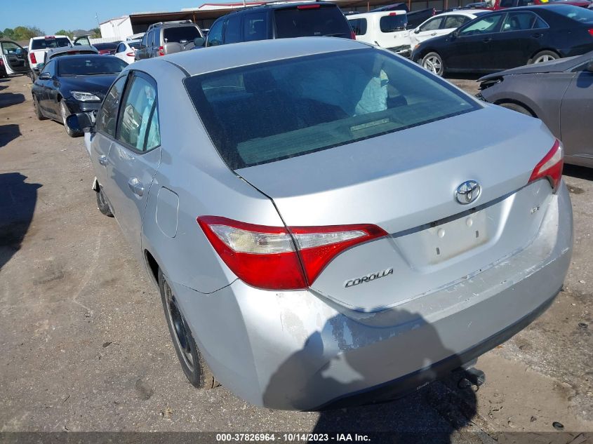 2015 TOYOTA COROLLA L/LE/LE PLS/PRM/S/S PLS - 2T1BURHE5FC409658