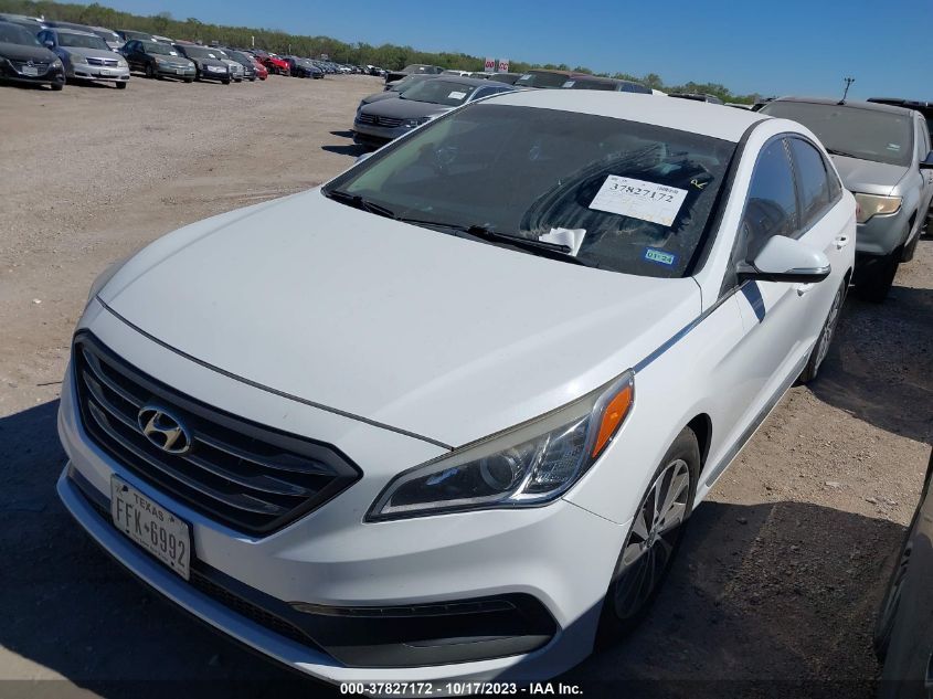 2015 HYUNDAI SONATA 2.4L SPORT - 5NPE34AF1FH020924