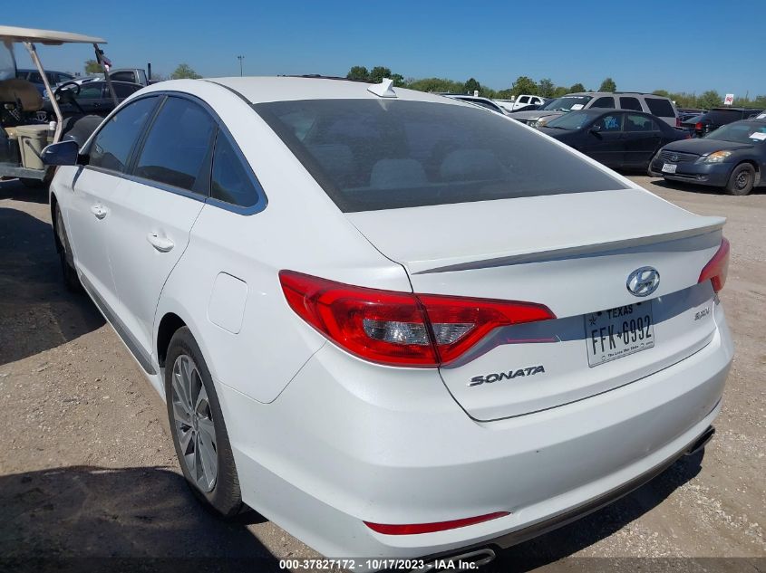 2015 HYUNDAI SONATA 2.4L SPORT - 5NPE34AF1FH020924