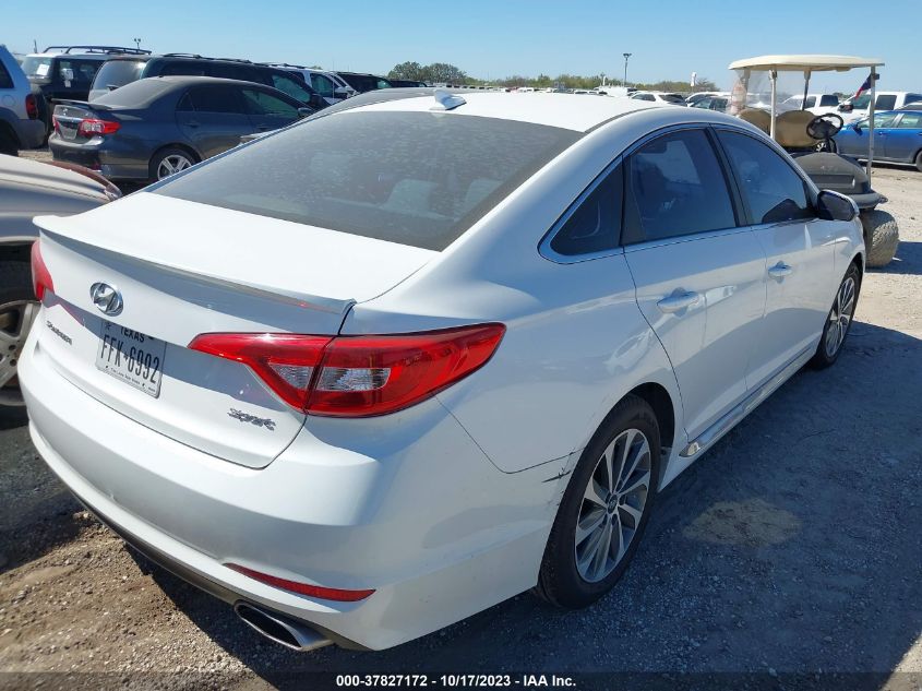 2015 HYUNDAI SONATA 2.4L SPORT - 5NPE34AF1FH020924