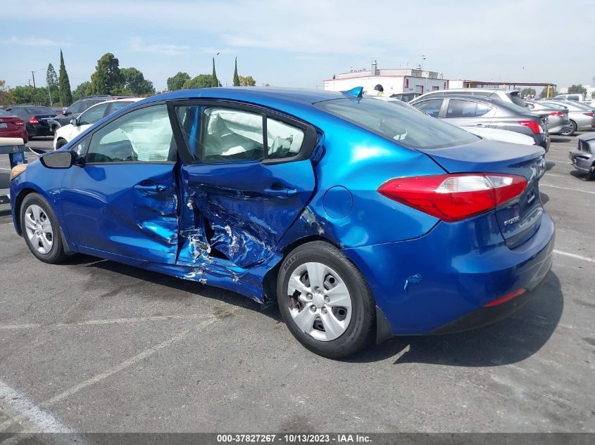 2015 KIA FORTE LX - KNAFX4A64F5283107