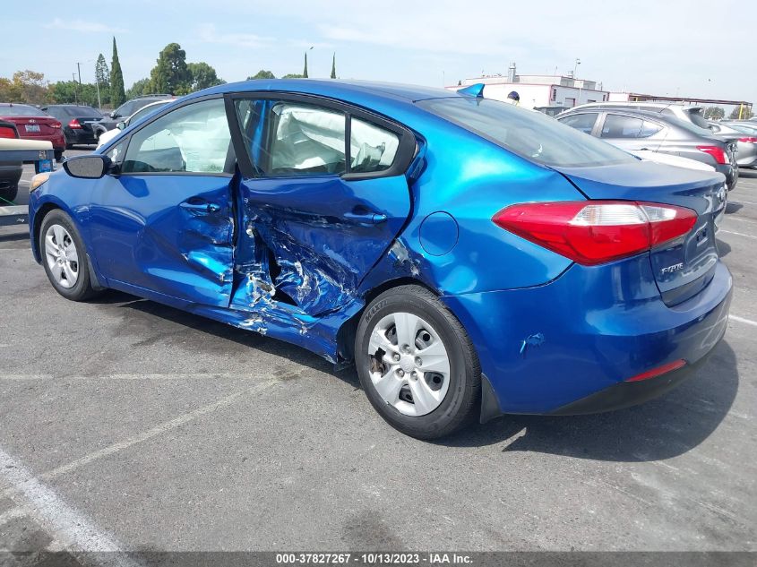2015 KIA FORTE LX - KNAFX4A64F5283107