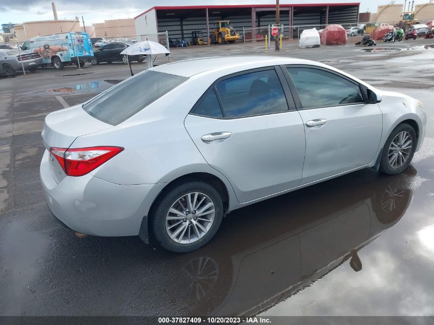 2014 TOYOTA COROLLA L/LE/S/S PLUS/LE PLUS - 5YFBURHE1EP069584