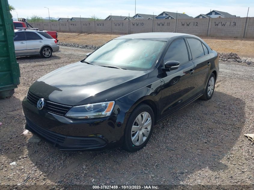 2014 VOLKSWAGEN JETTA SEDAN SE - 3VWD17AJ3EM417340