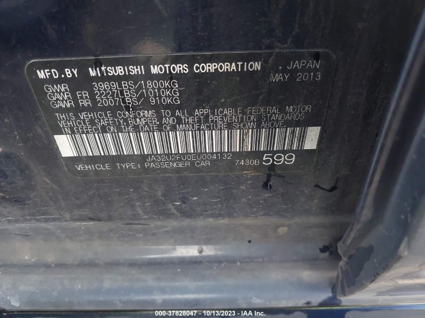 2014 MITSUBISHI LANCER ES - JA32U2FU0EU004132