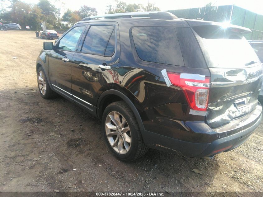 2013 FORD EXPLORER LIMITED - 1FM5K8F88DGC89116