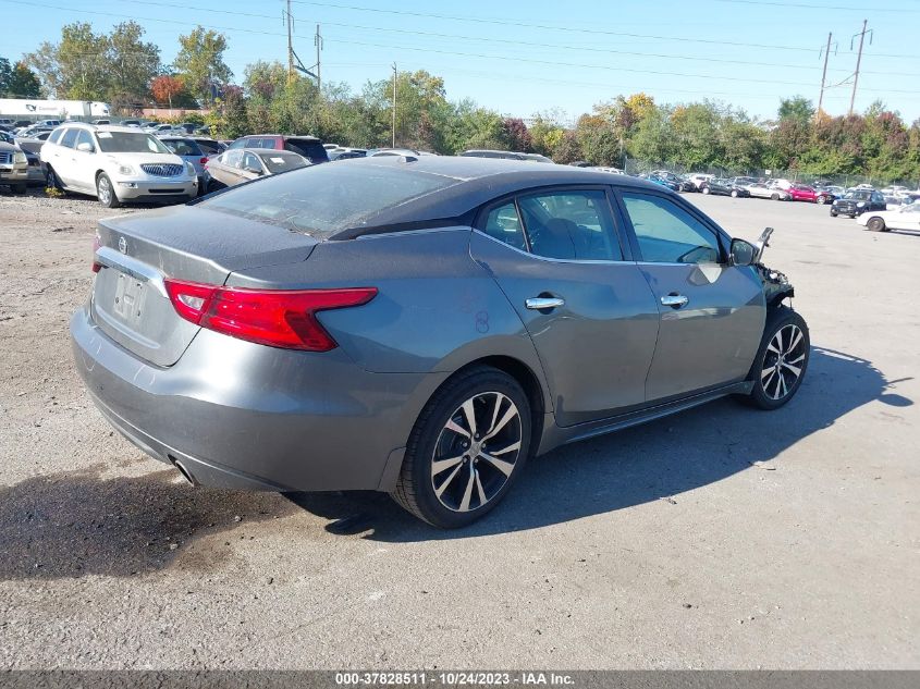VIN 1N4AA6APXJC403764 2018 NISSAN MAXIMA 3.5S/SV/SL/SR/PLAT