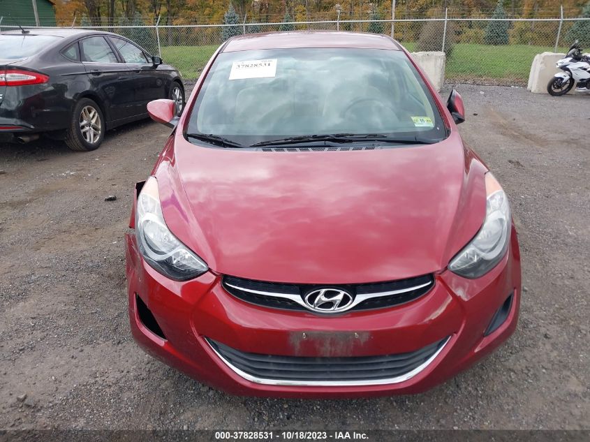 2013 HYUNDAI ELANTRA GLS PZEV - 5NPDH4AEXDH227927