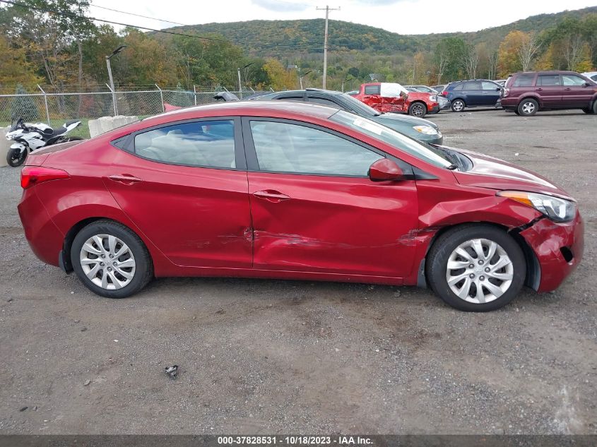 2013 HYUNDAI ELANTRA GLS PZEV - 5NPDH4AEXDH227927