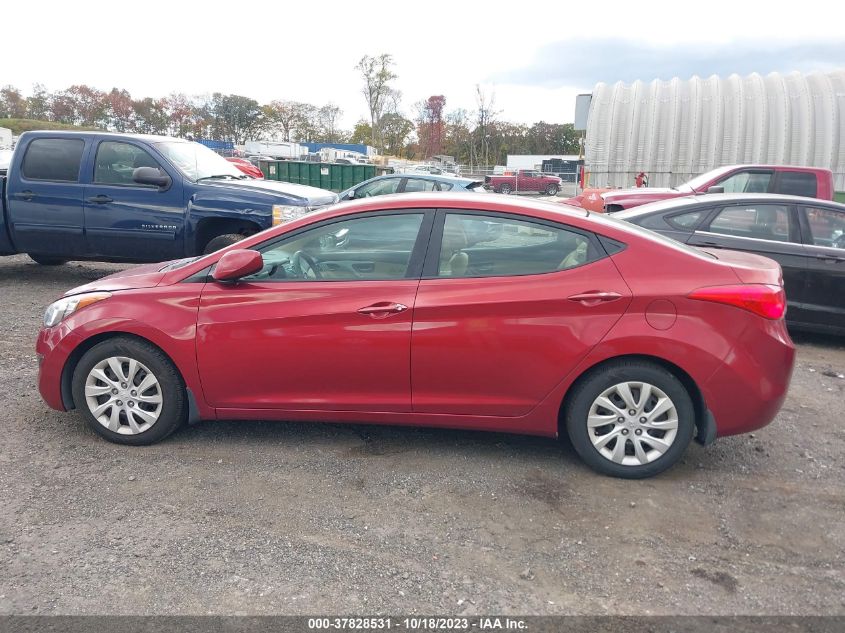 2013 HYUNDAI ELANTRA GLS PZEV - 5NPDH4AEXDH227927