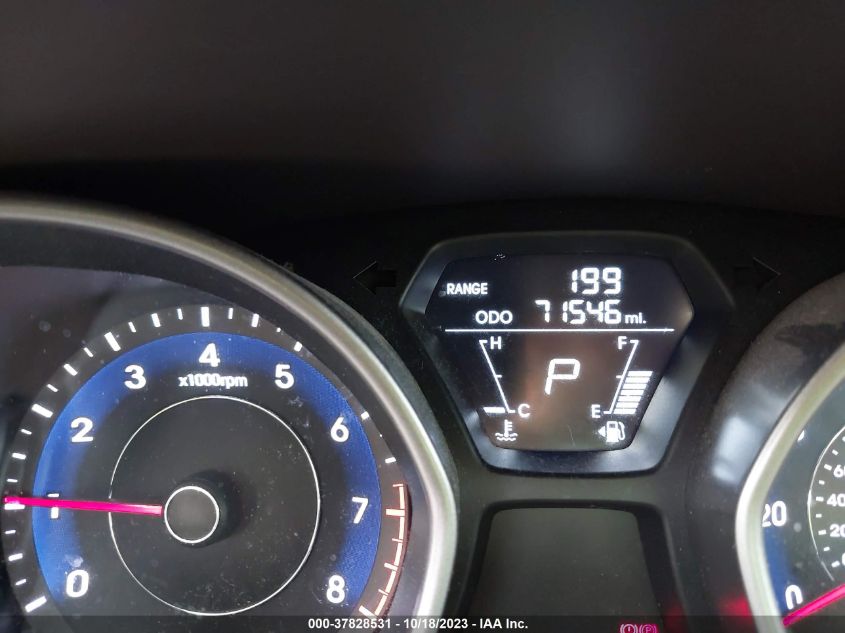 2013 HYUNDAI ELANTRA GLS PZEV - 5NPDH4AEXDH227927