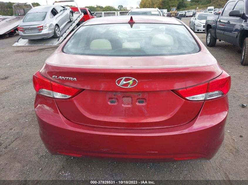 2013 HYUNDAI ELANTRA GLS PZEV - 5NPDH4AEXDH227927