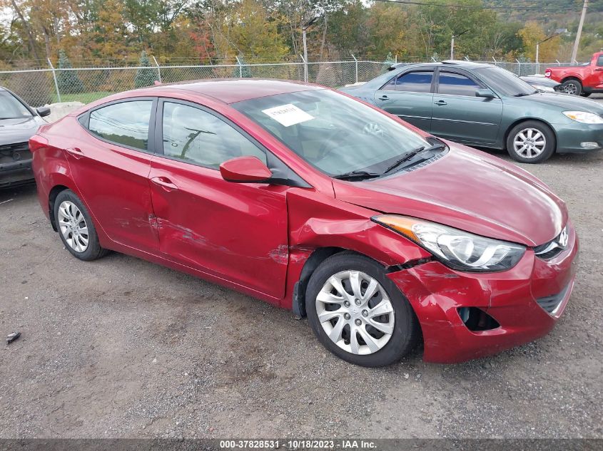 2013 HYUNDAI ELANTRA GLS PZEV - 5NPDH4AEXDH227927