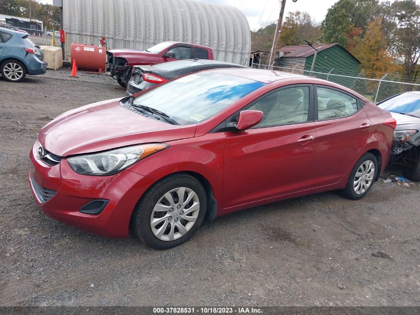 2013 HYUNDAI ELANTRA GLS PZEV - 5NPDH4AEXDH227927