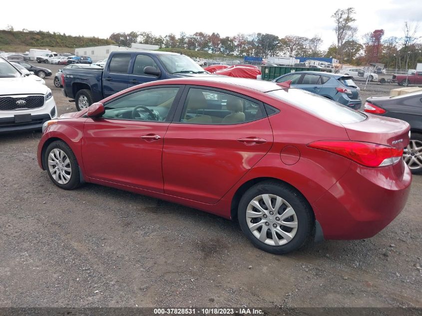 2013 HYUNDAI ELANTRA GLS PZEV - 5NPDH4AEXDH227927