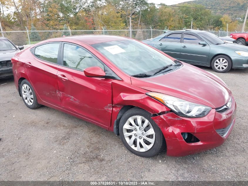 2013 HYUNDAI ELANTRA GLS PZEV - 5NPDH4AEXDH227927
