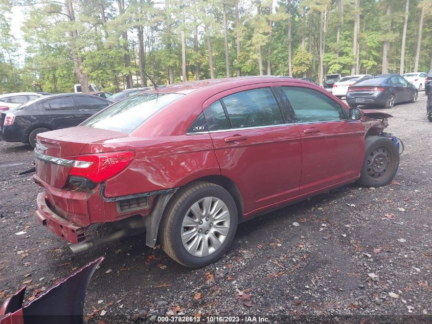 2014 CHRYSLER 200 LX - 1C3CCBAG0EN164147