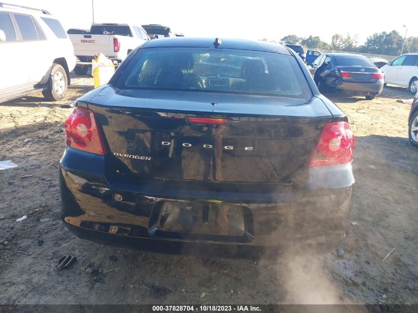 2013 DODGE AVENGER SE - 1C3CDZAB7DN565431