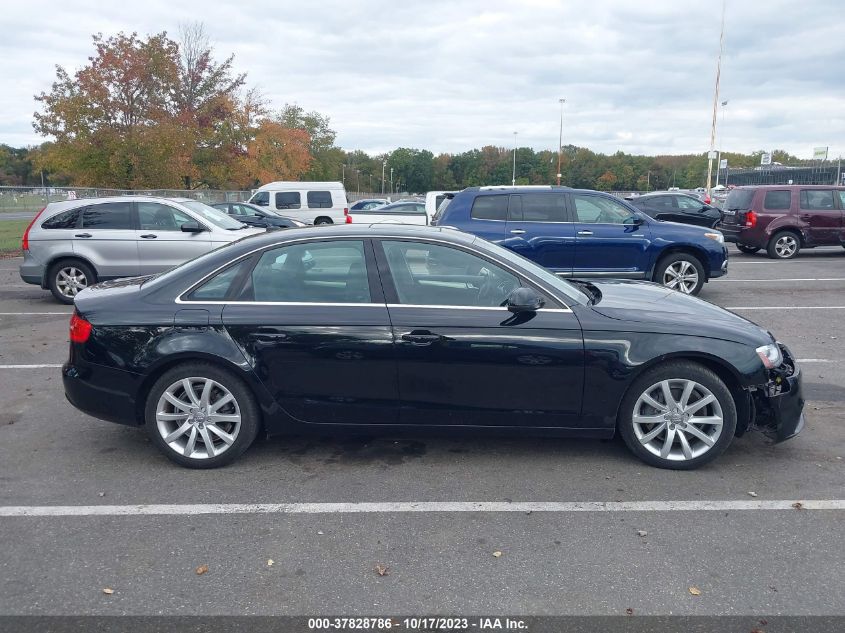 2013 AUDI A4 PREMIUM PLUS - WAUFFAFL0DN050208