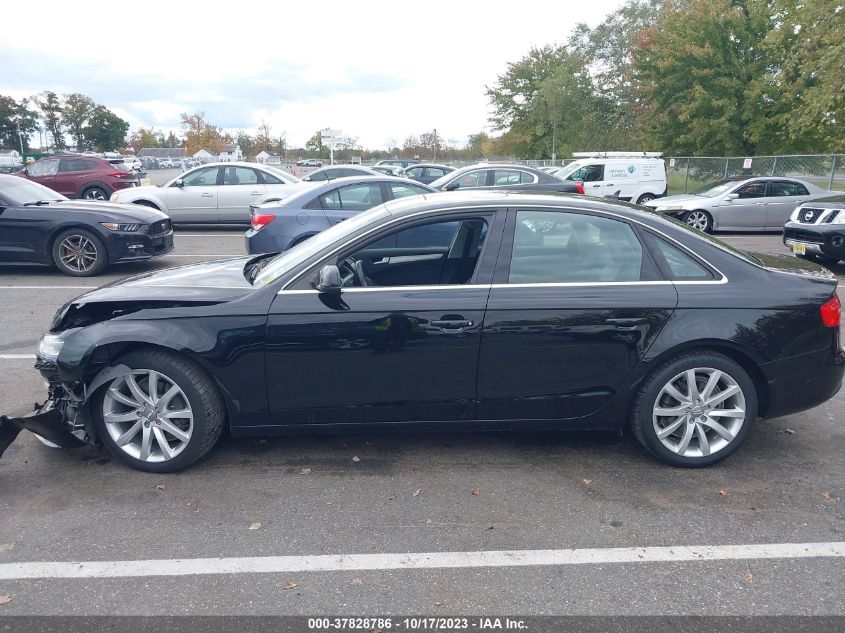 2013 AUDI A4 PREMIUM PLUS - WAUFFAFL0DN050208