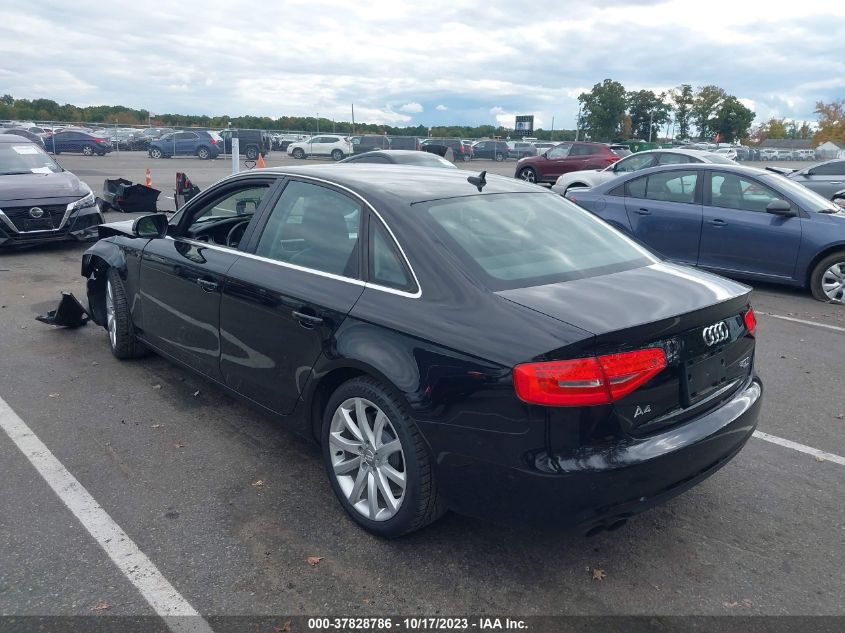 2013 AUDI A4 PREMIUM PLUS - WAUFFAFL0DN050208