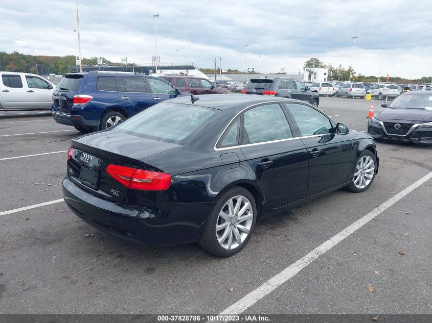 2013 AUDI A4 PREMIUM PLUS - WAUFFAFL0DN050208