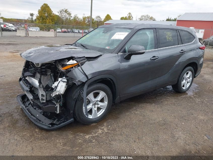 2021 TOYOTA HIGHLANDER L/LE - 5TDZZRAH5MS530344