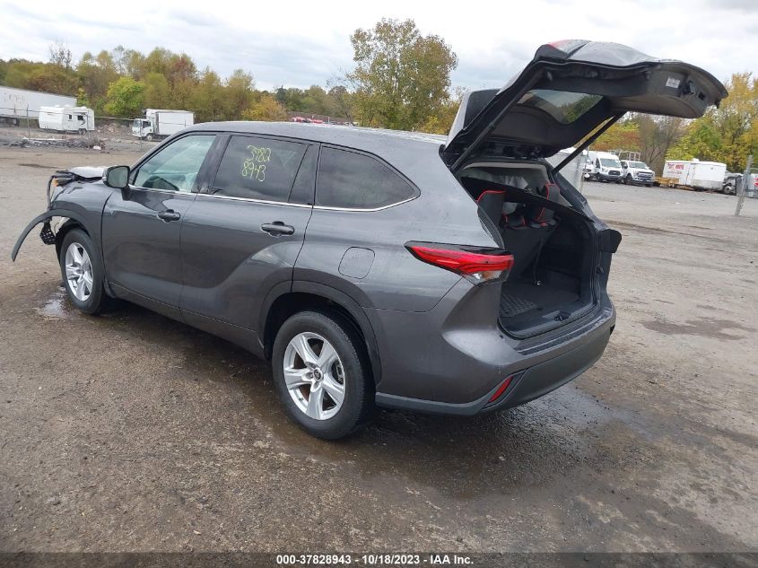 2021 TOYOTA HIGHLANDER L/LE - 5TDZZRAH5MS530344