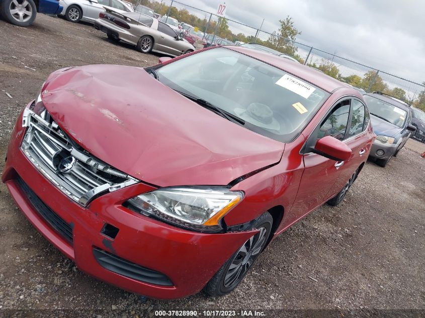 2013 NISSAN SENTRA S/SV/SR/SL - 3N1AB7APXDL682481