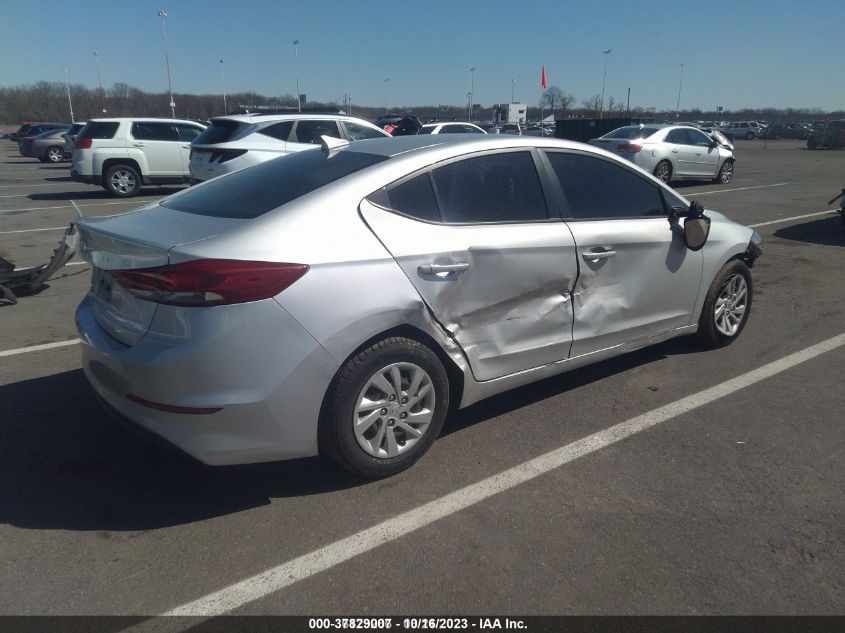 2017 HYUNDAI ELANTRA SE - 5NPD74LF6HH136782
