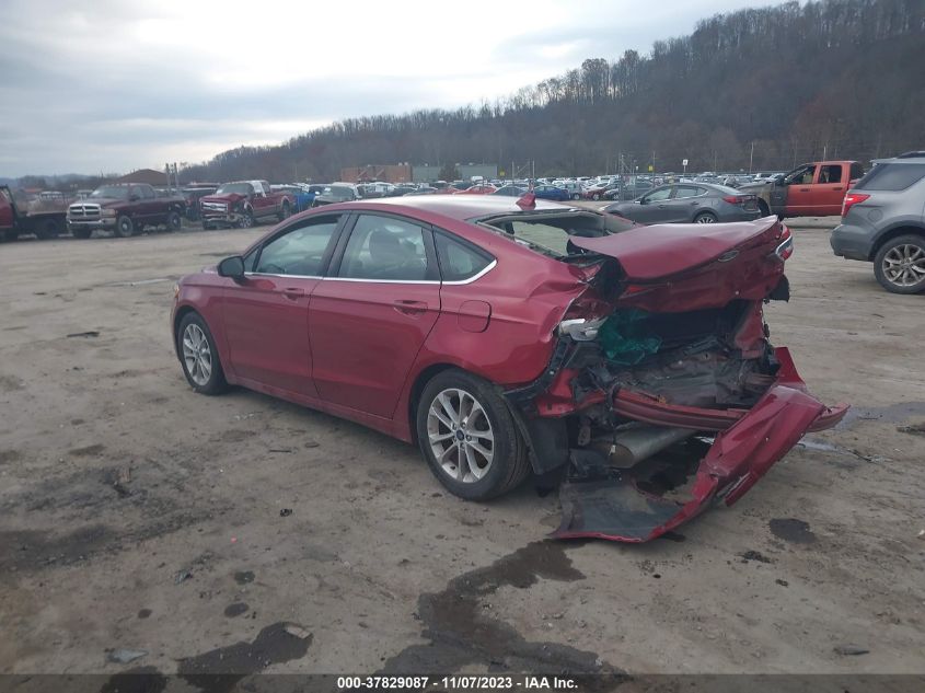 2019 FORD FUSION SE - 3FA6P0HD9KR153529