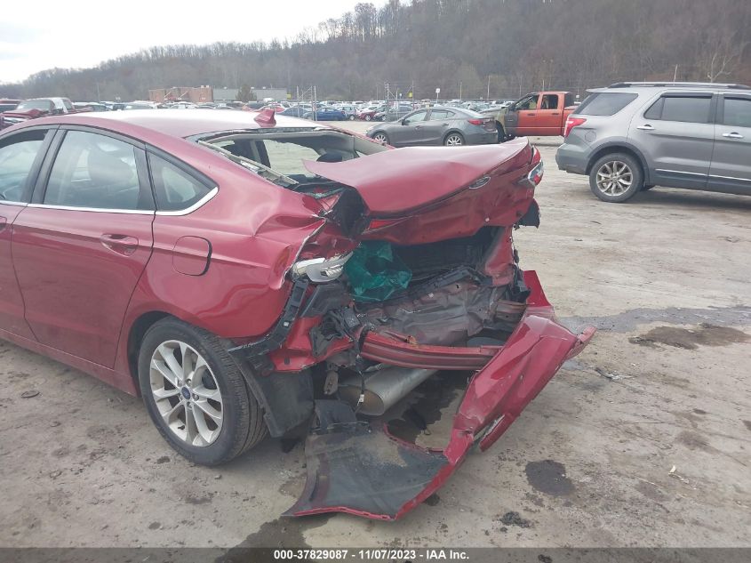 2019 FORD FUSION SE - 3FA6P0HD9KR153529