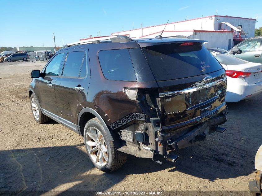 2013 FORD EXPLORER LIMITED - 1FM5K8F85DGA53538