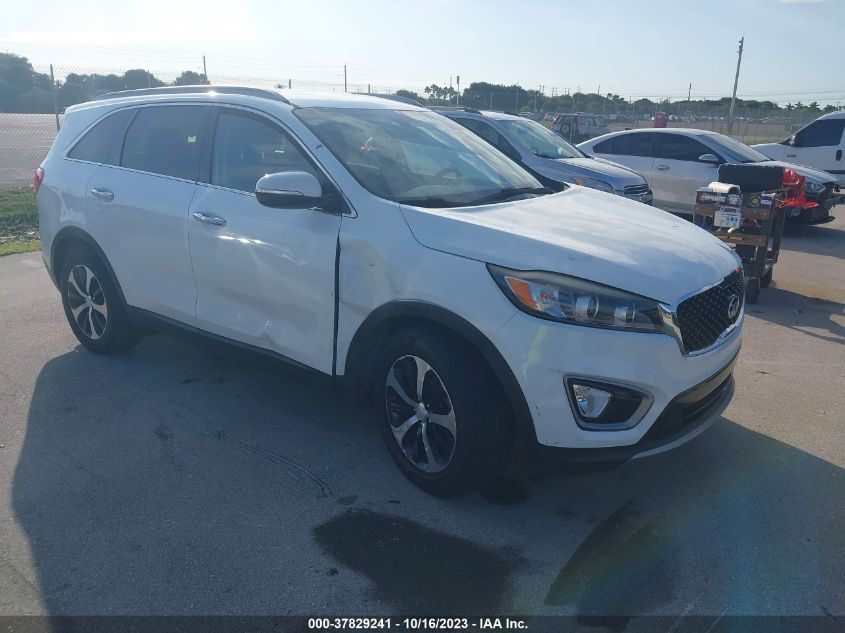 2016 KIA SORENTO EX - 5XYPH4A58GG039058