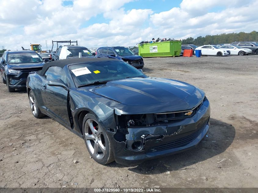 2014 CHEVROLET CAMARO LT - 2G1FB3D36E9161811