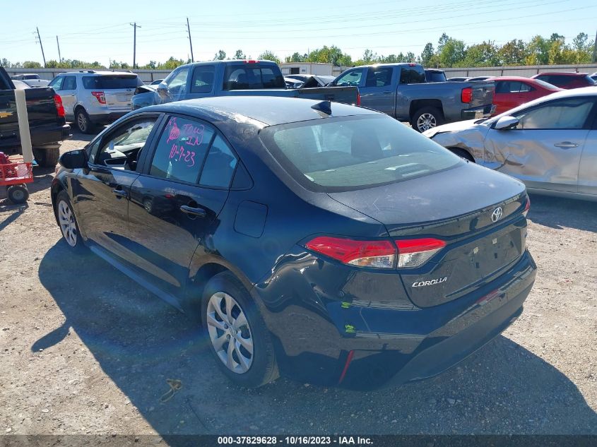 VIN 5YFEPMAE8NP389390 2022 TOYOTA COROLLA LE