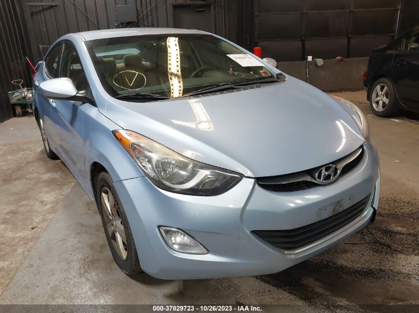 2013 HYUNDAI ELANTRA GLS PZEV - KMHDH4AE0DU496861