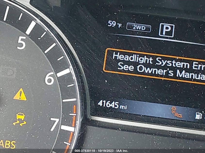 2019 NISSAN PATHFINDER S/SL/SV/PLATINUM - 5N1DR2MM7KC645B41