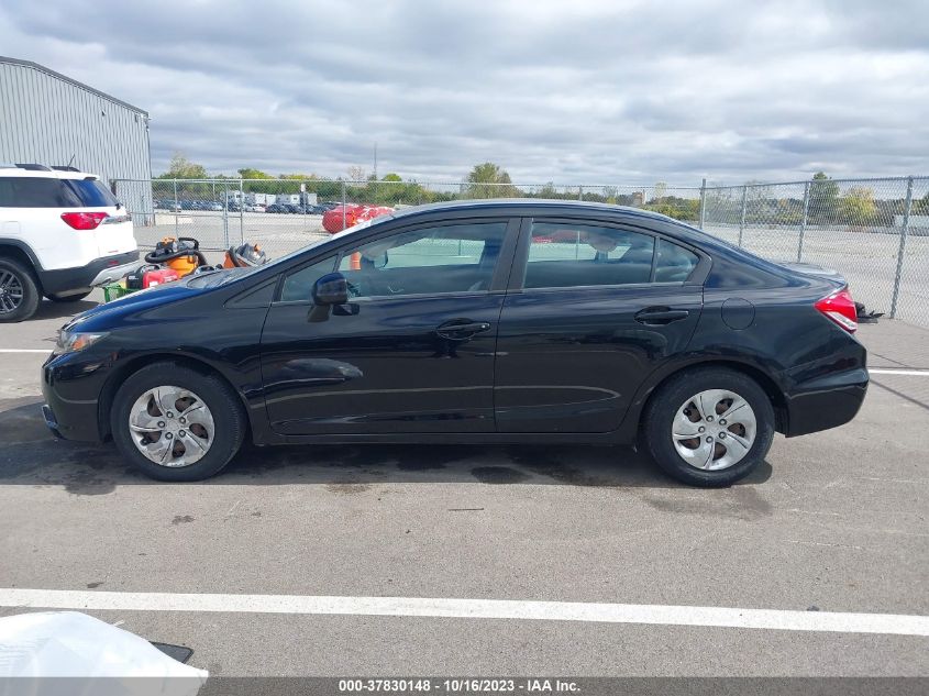 2013 HONDA CIVIC SDN LX 19XFB2F5XDE089883