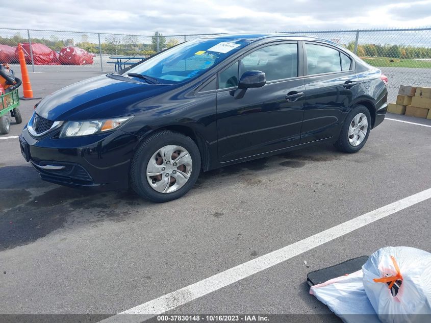 2013 HONDA CIVIC SDN LX 19XFB2F5XDE089883
