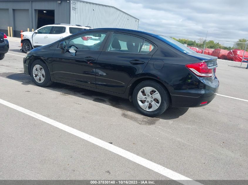 2013 HONDA CIVIC SDN LX 19XFB2F5XDE089883
