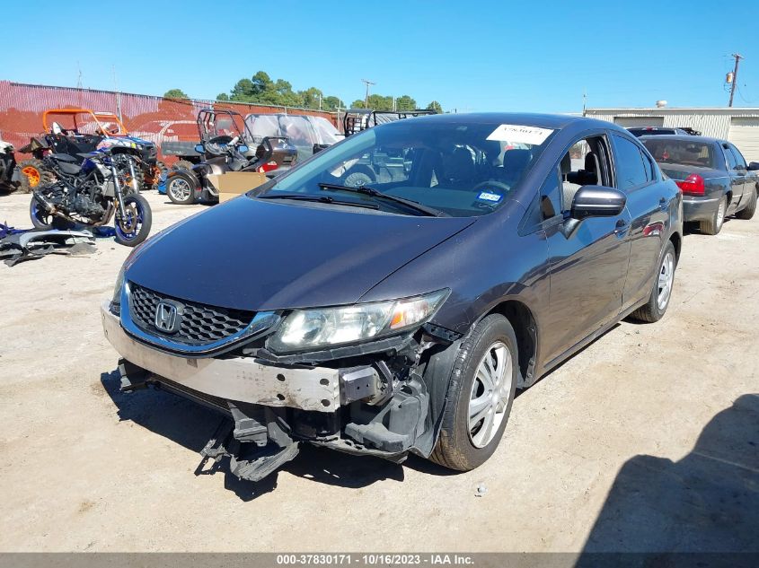 2014 HONDA CIVIC LX - 19XFB2F50EE223673