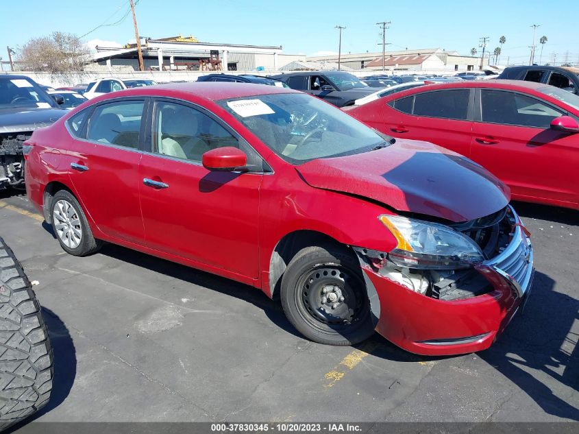 2014 NISSAN SENTRA S - 3N1AB7AP1EL692916