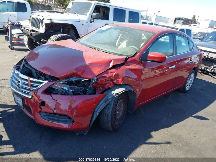 2014 NISSAN SENTRA S - 3N1AB7AP1EL692916