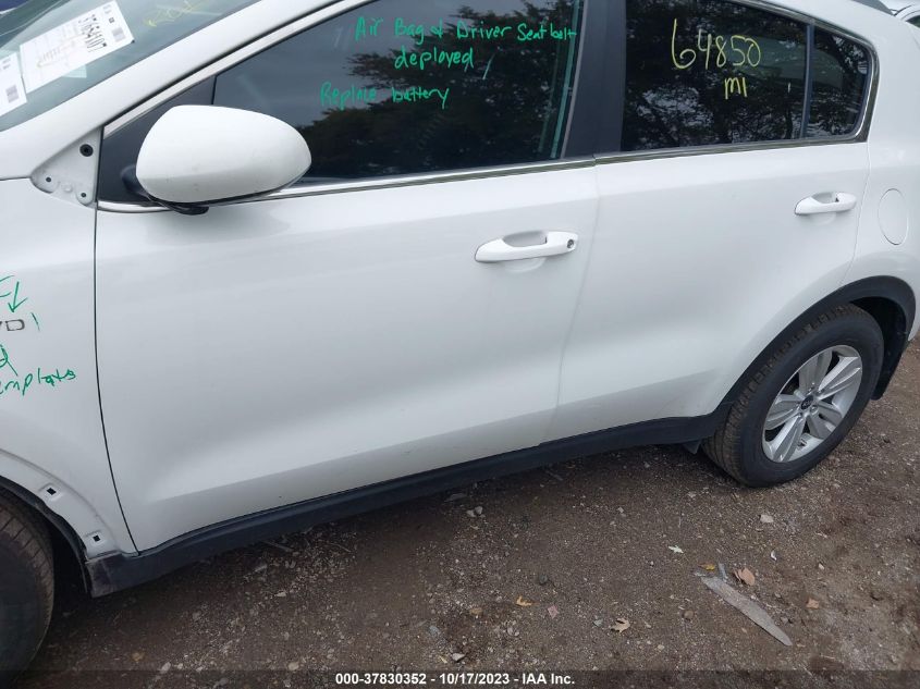2018 KIA SPORTAGE LX - KNDPMCAC5J7408788