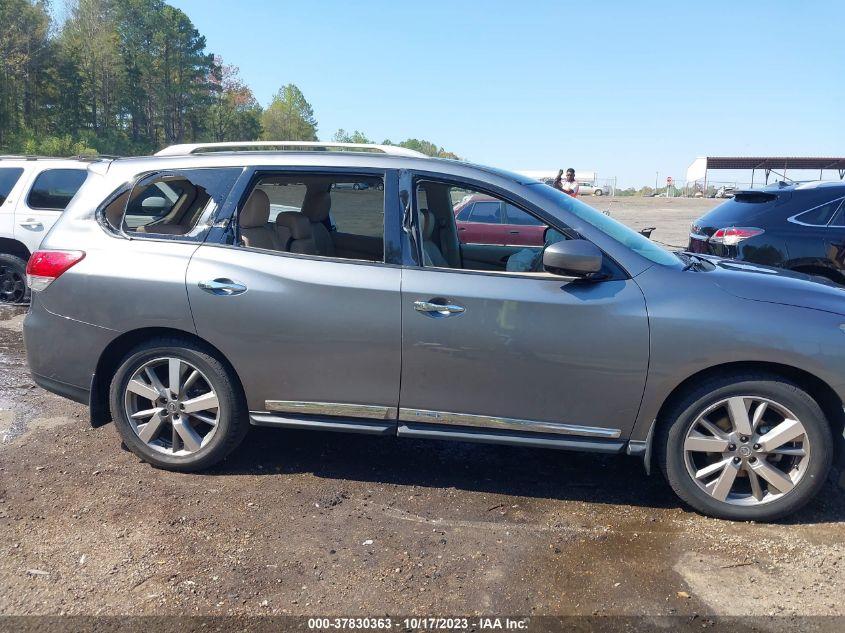 2015 NISSAN PATHFINDER PLATINUM - 5N1AR2MN3FC666445